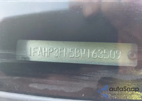 2011 Ford Focus Se из США, поврежденный, VIN 1FAHP3FN5BW163509